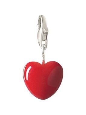 Thomas Sabo Silver Red Heart Charm